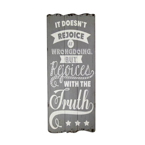 Jeco HD-WA071 Rejoice Truth Plaque
