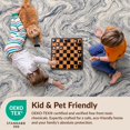 thumbnail image 4 of Design&I 6'x9' Ultra Soft Area Rug, That Mediterranean Couch Inspired Flowing Veined Beachy Dusty None Fluffy Washable Non Shedding for Guest Room Bedroom Living Room, 4 of 7