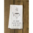 thumbnail image 1 of One Bella Casa 75103TW Hey Sugar Tea Towel - Brown, 1 of 1