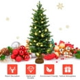 thumbnail image 5 of Costway 3Ft Pre-Lit Spruce Tabletop Christmas Tree Lights Timer, 5 of 12