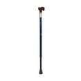 thumbnail image 2 of DMI Deluxe Adjustable Aluminum Cane Derby-Top Handle, Cyclone Blue, 2 of 3