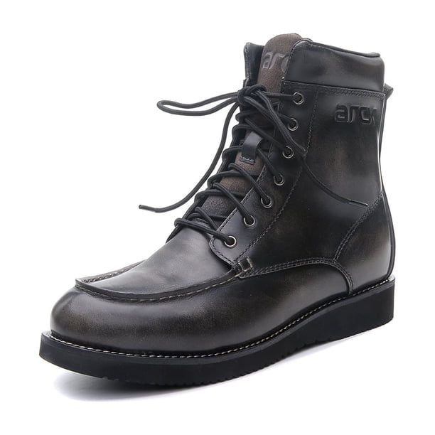 Botas de moto elegantes: diseño clásico, cómodas y transpirables, adecuadas tanto para desplazamientos diarios como para conducción informal.,Negro,39