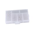 thumbnail image 1 of 350 Pcs Anneau de Joint Entretoise Plate Joints Rondelle Type à Vis/boulon Connexion Rondelle Combinaison M2.5 M5 M8 Rondelle.5 Rondelles Outil Crochet de Ceinture Nylon Joint Rondelle en Nylon Blanc, 1 of 9