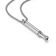 thumbnail image 2 of Boy's Breathlace Necklace Breathlace Stop Smoking Necklace Breathlace Breath Necklace--silver-Model code 30030 silver, 2 of 3