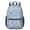 Paisley and Floral White Pattern, variant on Paisley and Damask Green Pattern 17" Waterproof Oxford School Backpacks for Teens, S-Shape Padded Straps, for School, Travel, Hiking, Camping