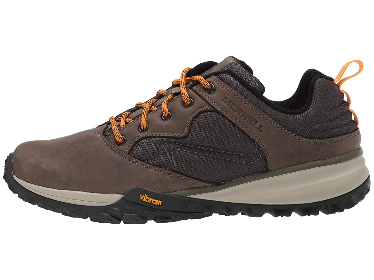 Merrell Men’s Shoes Sz 12 Havoc Wells Carob Hiking Full Grain Leather Vibram Merrell Mens Havoc Wells Hiking Shoe - Walmart.com main image 4