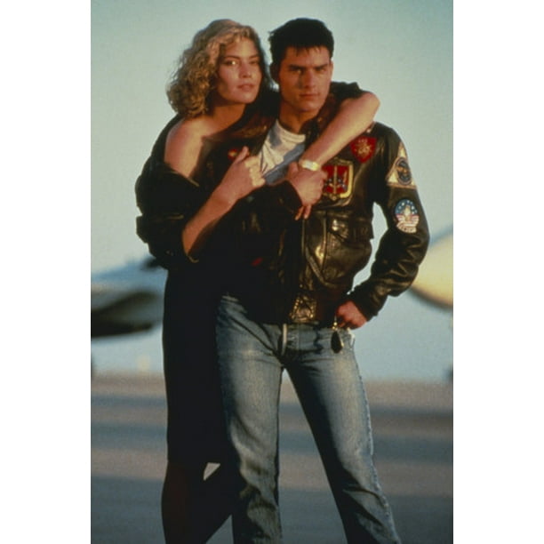 Tom Cruise and Kelly McGillis in Top Gun Iconic Portrait 24x36 Poster Tom Cruise and Kelly McGillis in Top Gun Iconic Portrait 24x36 Poster