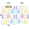 thumbnail image 5 of FORMRS Acrylic Clipboard with Low Profile Clip Standard A4 Letter Size, 12.5" x 9", Colorful Gummy Bears Pattern, 5 of 8