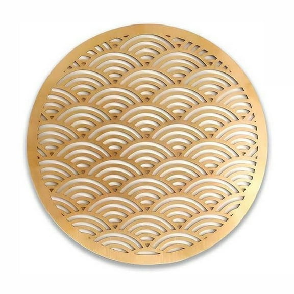 Elainilye Copper Bird Bath Purifier, Bird Bath Purifying Cleaner Disk, Bird Bath Water Oscillator Tray, Decorative Bird Bath Cleaning Accessories for Outdoor Garden Patio Yard