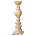 thumbnail image 6 of 24" Natural Solid Wood Floor Pillar Candle Holder, 6 of 6