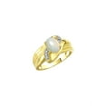 thumbnail image 3 of RYLOS Bagues pour Femmes Bague en Argent Plaquée Or 14K Pierre Précieuse Ovale 9X7MM et Diamants Design Classique Opale Bijoux Africains pour Femmes Taille 8, 3 of 7