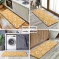 thumbnail image 6 of Yellow Daisy Flower Pattern Kitchen Rug Mat,Kitchen Runner Rugs Non Skid Washable,Decorative Kitchen Floor Mats for Kitchen,Sink,Laundry,17"x47.2", 6 of 7