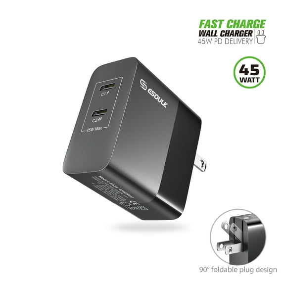 For Samsung Galaxy A17 S176V 45W Fast Home Wall Travel Charger PD USB C - Wall Home Charger Only