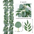 thumbnail image 5 of Artificial Wicker Green Vines Garland, 78.74 in Long Plastic Rattan for Wedding Backdrops, Home Decor, Mantel & Party Flower Wall, Lifelike Maintenance-Free Fake Plants Roll, 5 of 6