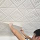 thumbnail image 2 of Etiqueta engomada autoadhesiva del diseño de la espuma de la prenda impermeable de la decoración de la pared del papel pintado del techo 3D para el dormitorio, 2 of 4