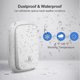 thumbnail image 4 of Wireless Doorbell,Self Powered No Battery Required,150m Range Waterproof Push Button with 38 Chimes,4 Level Volume and LED Light-White, 4 of 5