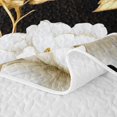 thumbnail image 5 of Manfei Vintage Peony Bloom Twin Quilt Set 2 Pieces,Oriental Floral Twin Coverlet Set,1 Bedspread and 1 Pillowcase, 5 of 7