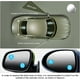 thumbnail image 3 of Espejo retrovisor para coche (2 piezas), redondo, sin marco, ajustable, adhesivo, impermeable, giratorio 360°, de cristal, convexo, universal, para coche, SUV y camión., 3 of 5