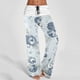 thumbnail image 1 of MKLEKYY Leggings de compresión para mujer, pantalones de yoga holgados con cintura alta y bolsillos, cintura elástica, estampados, pantalones largos informales 1109, 1 of 4