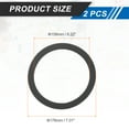 thumbnail image 2 of Uxcell Black 7 Inch EVA Foam Speaker Edge Surround Rings Replacement Parts for Speaker Repair or DIY 2 Pcs, 2 of 6