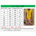 thumbnail image 2 of BJYX Robe Femmes Boho Grande Taille en Vrac Floral Vintage Midi Robes Été Plage V Cou Manches Courtes Robe de Soleil, 2 of 2