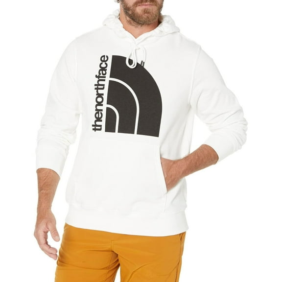 The North Face Jumbo Half Dome NF0A87SFN4 Hoodie Men White Black Pullover CLO149 (Regular,3XL)