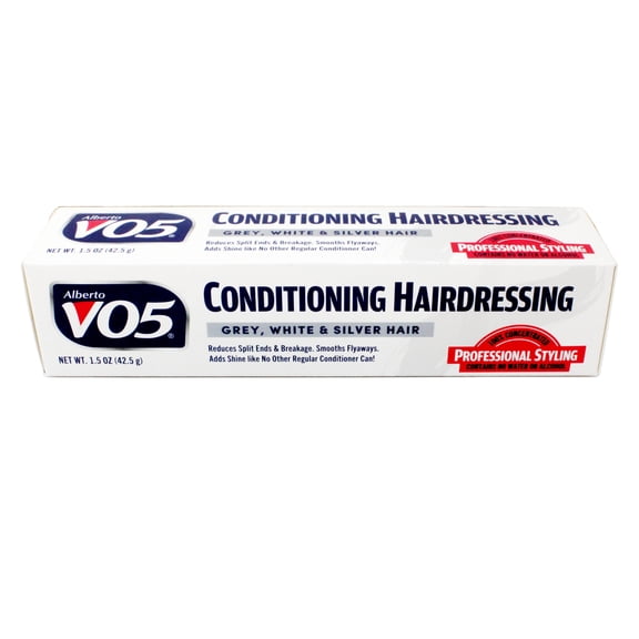 Alberto VO5 Conditioning Hairdressing Frizz Control Conditioner, Gray/White/Silver Blonde, 1.5 OZ