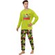thumbnail image 3 of Christmas Pajamas for Family Parent-child Christmas Set Printed Home Wear Pajamas 2 piece Set Matching Christmas Pjs for Family (Men, 3XL), 3 of 6