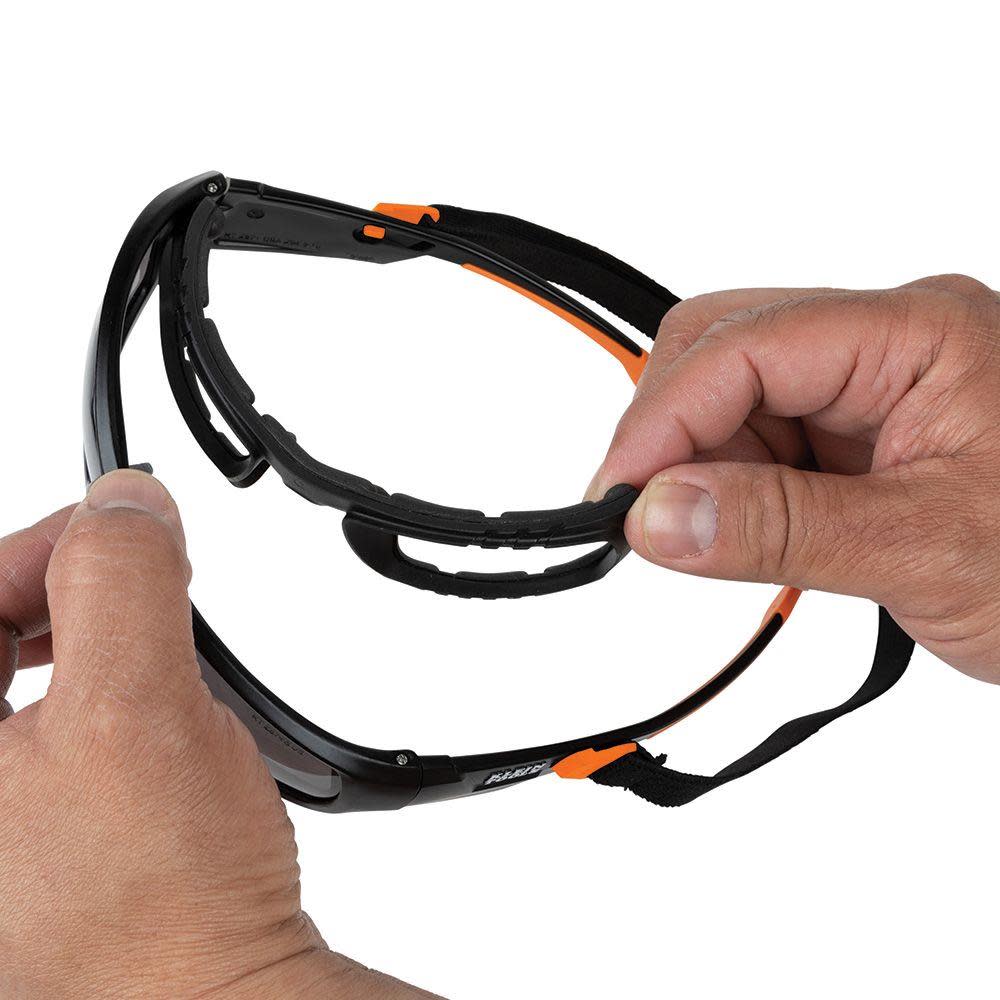 Klein Tools Pro Gasket Safety Glasses Gray