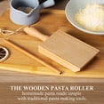 thumbnail image 4 of Meetco Gnocchi Board, 3 in 1 Natural Wooden Gnocchi Paddle Pasta Making Tools, 8 inches, 4 of 11
