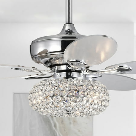 

Shelby 52 in. Indoor Chrome Finish Ceiling Fan with Light Kit