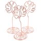thumbnail image 1 of VERDANVERSE 3Ud Portanotas De Metal Con De Hoja Monstera En Oro Rosa Para Uso En Escritorio, 1 of 6