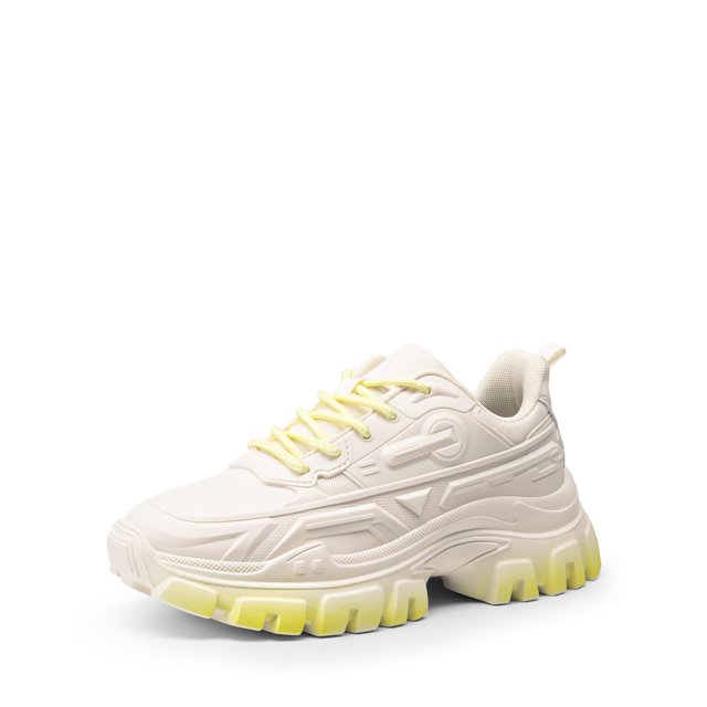 Zapatillas para Mujer DREAM PAIRS SDFN2368W Plataforma Chunky Marfil