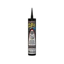 Waterproof Rubberized Paste - Black, 36oz (4x9oz) Cartridges - Super Thick Sealant for Concrete, Masonry, & More - Long Lasting Protection
