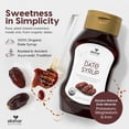 thumbnail image 3 of AKSHAR AYURVEDA Pure Date Syrup, Low Glycemic Natural Liquid Sweetener and Sugar Substitute, 16 oz, 3 of 8
