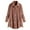 Brown, variant on Vinsonshop Sherpa Coat Overcoat for Women Teddy Coat for Women Teddy Fleece Jacket Women Winter Clothing for Women Long Coat Women Warm Winter Jackets for Women Black L