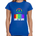 thumbnail image 2 of Human LGBTQ Rainbow Flag Lesbian Gay Pride Ally Womens T Shirts, 2 of 8