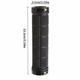 thumbnail image 2 of FACEGA 1Pairs Bike Grips,Ergonomic Handle Design Bike Handlebar Grips,Comfortable Grip Feel Bicycle Accessories,13.3*2.2cm,Black, 2 of 7