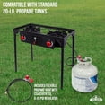 thumbnail image 4 of Hike Crew 150,000 BTU Gas Camping Stove - Portable Outdoor Cooking Equipment, 4 of 7