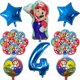 thumbnail image 1 of 26 Unids Set Super Mario Tema 12in Globo De Látex Número 32in Papel De Aluminio Baby Shower Boda Fiesta De Cumpleaños Decoraciones, 1 of 4