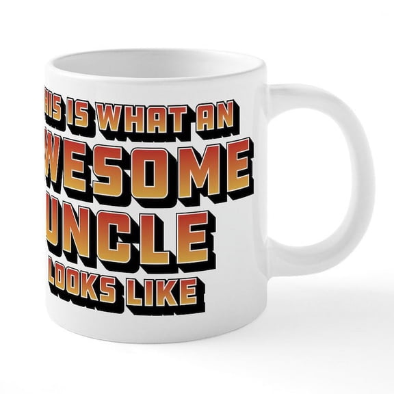 CafePress - This Is What An Awesome Unc - 20 Oz White Ceramic Mega Mug