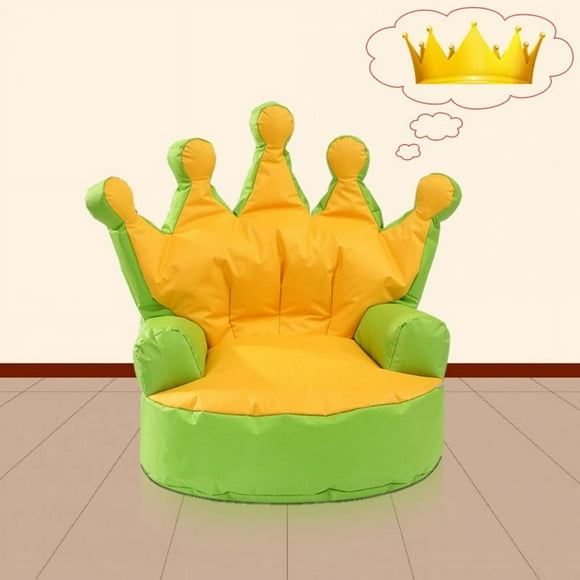 Soft Bean Bag Chair Bag Cover Stuffed Foam Filled Furniture Accessories for Dorm Room green