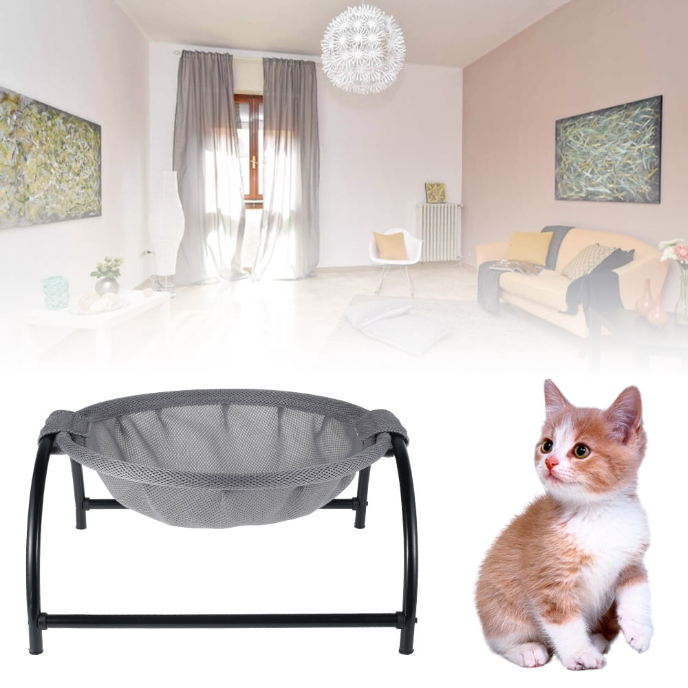 HOTBEST Bedsure Meidum Elevated Outdoor Dog Bed Raised Dog Cots Beds for Medium Dogs Portable Indoor Outdoor Pet Hammock Bed with Skid-Resistant Feet