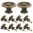 thumbnail image 2 of Willstar 10pcs Retro Door Knobs Cabinet Drawer Wardrobe Door Pull Handle Bronze Knobs, 2 of 9