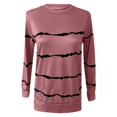 thumbnail image 4 of CHOK Tuniques à Porter avec des Leggings Mode Femme T-Shirt à Manches Longues Col Rond Blouse Ample d'Été Imprimée, 4 of 6