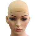 thumbnail image 1 of 2pc Unisex Nylon Bald Wig Hair Cap Stocking Liner Snood Mesh Stretch Elastic New, 1 of 5