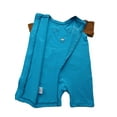 thumbnail image 4 of Strip-Proof Toddler Bear Romper with a Back Zipper in Blue/Brown, 4 of 7