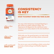 Align Probiotic Gummies Bloating Relief + Digestion, Daily Probiotic Supplement, 60 Gummies