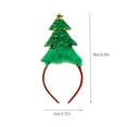 thumbnail image 2 of YWDJ Baby Headband Bows Cute Cartoon Christmas Hair Band Hair Band Fabric Christmas Tree Antlers Snowflake Headband Hair Accessories Green One Size, 2 of 2