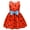 Orange, variant on Aayomet Princess Dress Up Clothes For Little Girls Toddler Girl Polka Dotted Multilayer Ruffled Long Sleeve Tutu Party Dresses,Orange 3-4 Years